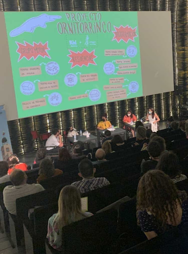 Imagen de la presentación del proyecto ornitorrinco. Coordinación, formación y asesoramiento en proyectos artísticos y culturales